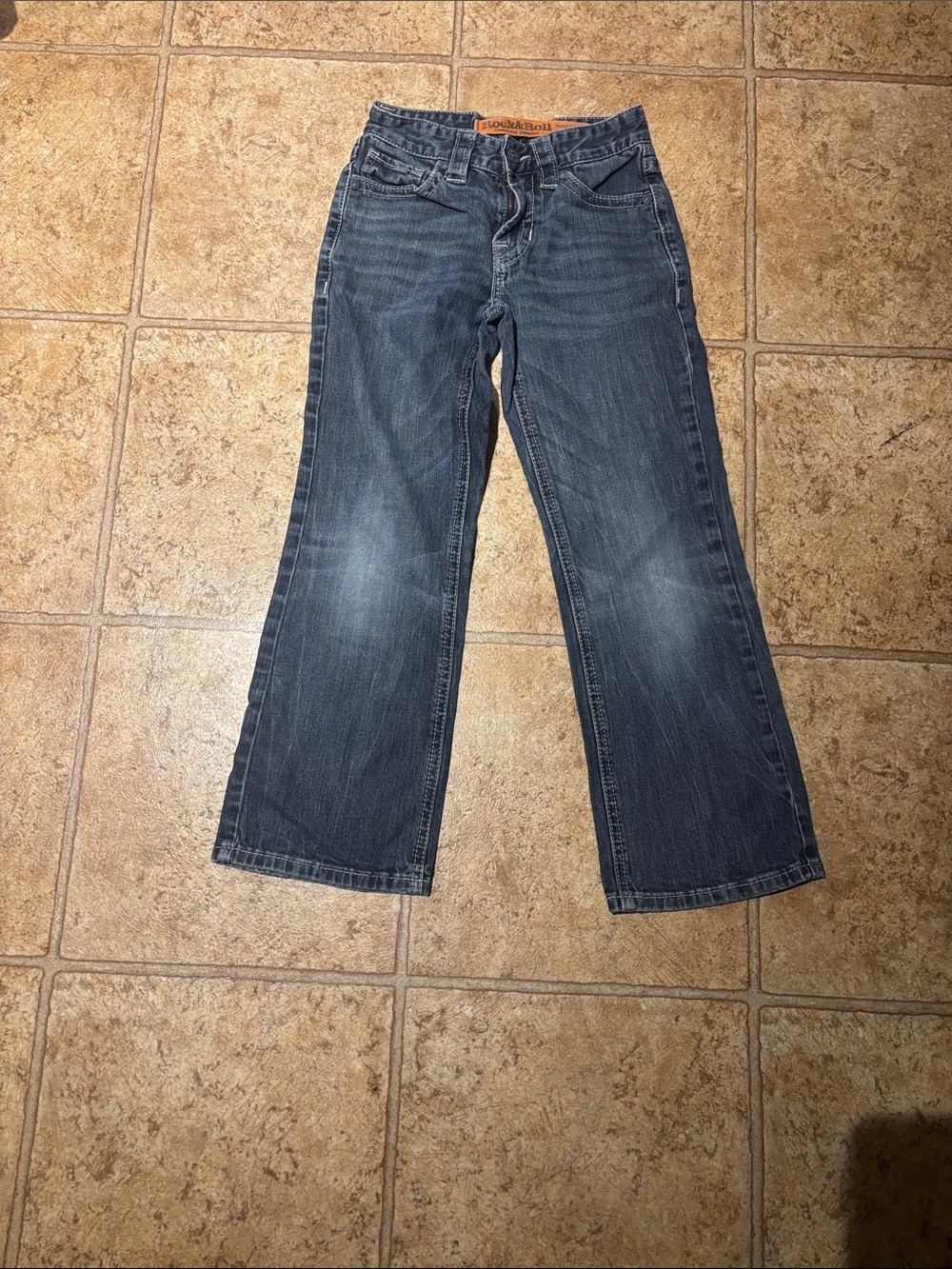 Rock&RollClassic Straight-Leg Blue Jeans cowboy
